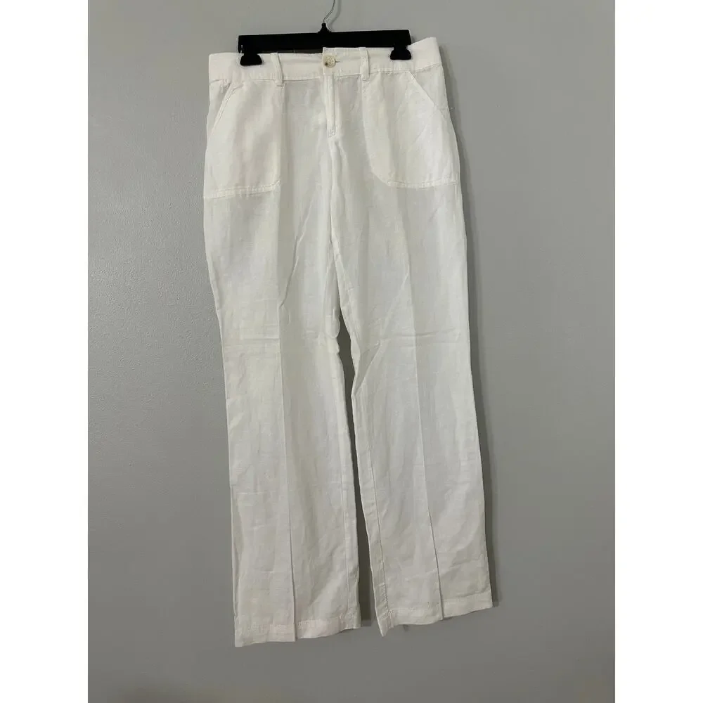 Banana Republic Wide Leg Linen Pant sz 6